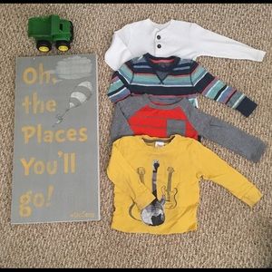 24M/2T Boys Long Sleeve Shirts (Lot)